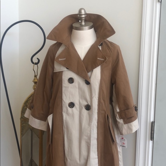 BCBGMaxAzria Jackets & Blazers - Coolest Cotton Trench Coat (M) BCBG